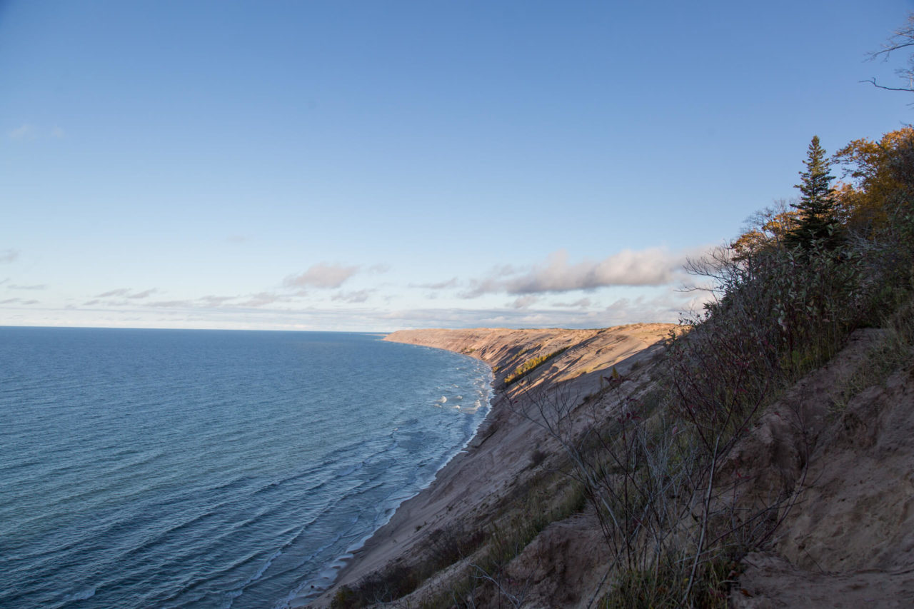 Log Slide Overlook in Grand Marais, Michigan